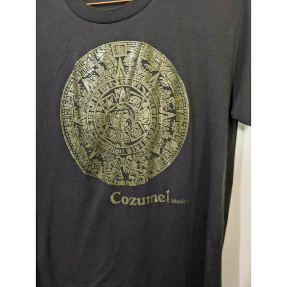 Cozumel Mexico Aztec Calendar Tee Sun Sport Medium - Picture 3 of 8